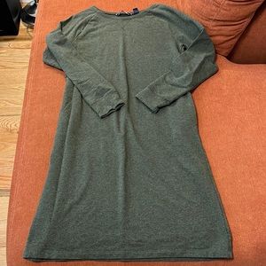 Lands End Sweatshirt Midi Dress